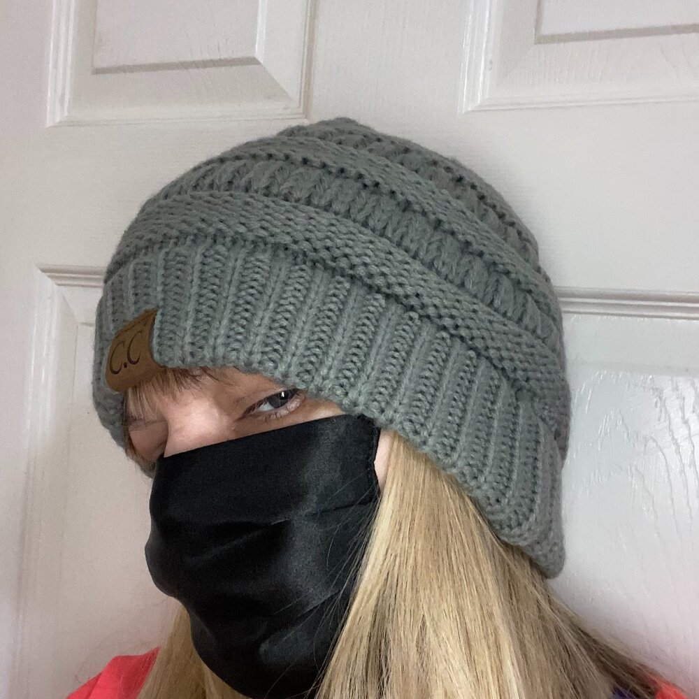 Super Cute Gray Beanie